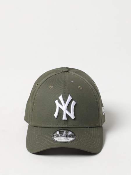 NY Yankees New Era 940 League Essential Olive Green Baseball Cap