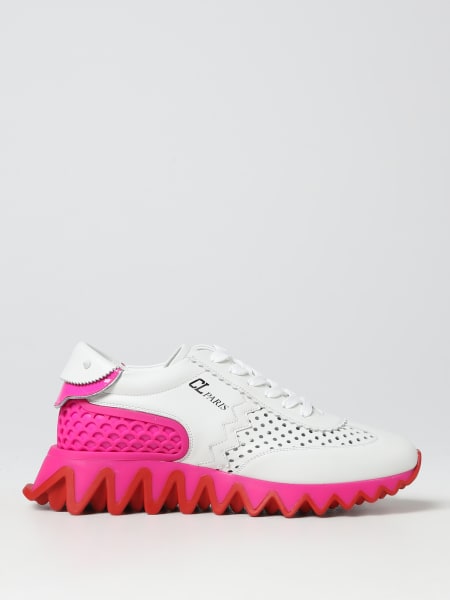 Christian Louboutin: Christian Louboutin Loubishark sneakers in leather
