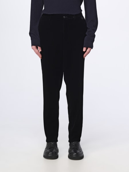 Giorgio Armani: Pantalone Giorgio Armani in velluto di cotone