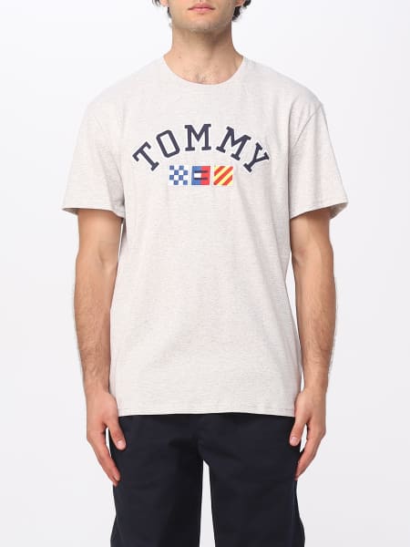 T-shirt Tommy Jeans in cotone con logo ricamato