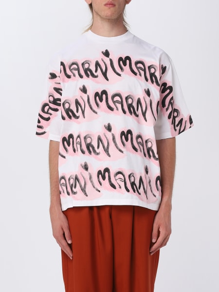 Marni: Marni cotton t-shirt with logo