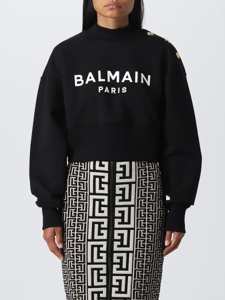 Balmain: Balmain sweatshirt in organic cotton
