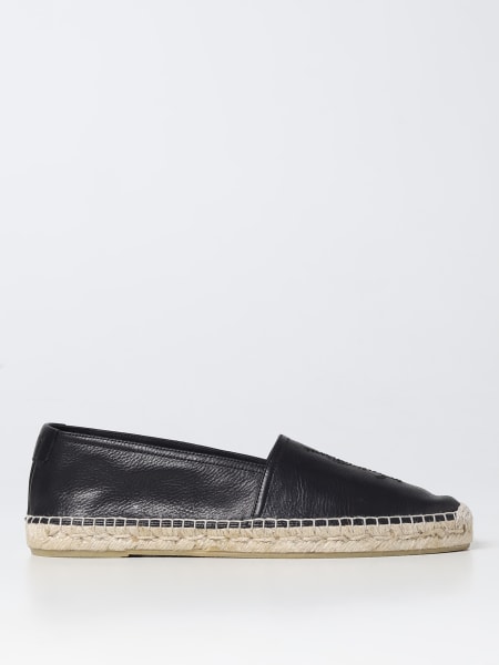 Espadrillas Saint Laurent in pelle a grana