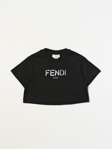 T-shirt girl Fendi Kids