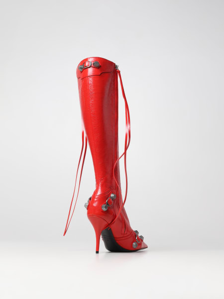 Balenciaga Woman Red Boots