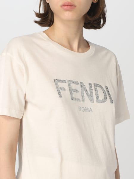 FENDI：Tシャツ レディース - イエロークリーム | GIGLIO.COM 