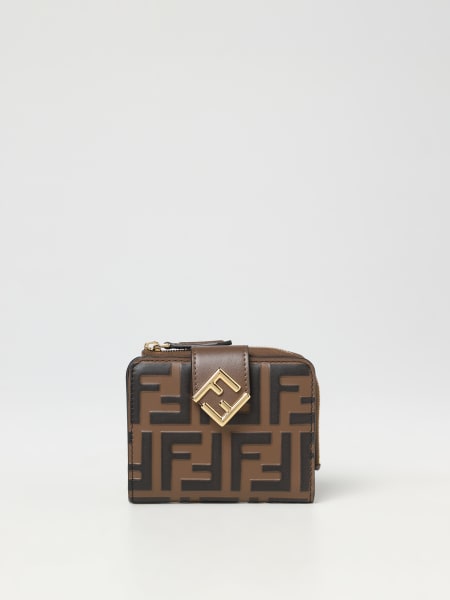 Fendi leather wallet with FF monogram