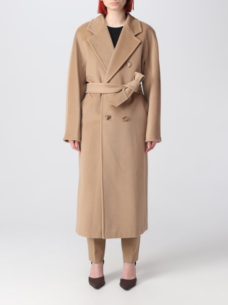 Cappotto lungo donna: Cappotto Madame Max Mara in misto lana