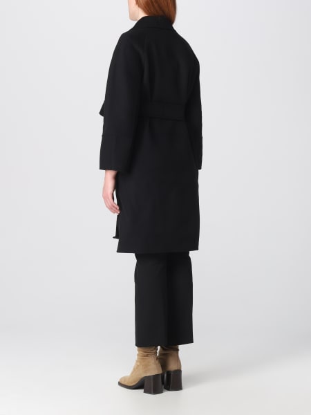 S MAX MARA: coat for woman - Black | S Max Mara coat 2390160439600 ...