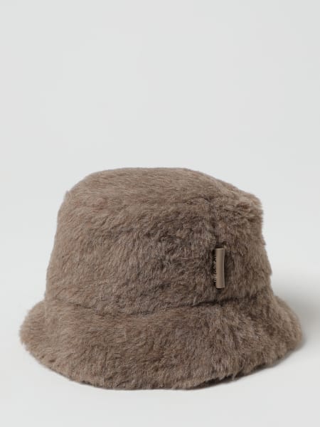 Max Mara hat in alpaca fur and silk