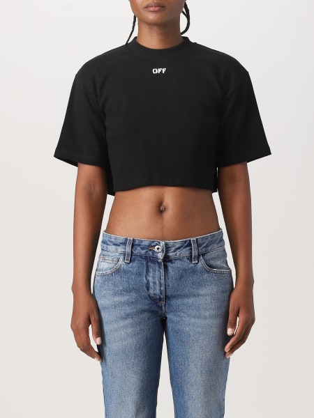 Off-White women's T-shirt FW23 Collection online at GIGLIO.COM