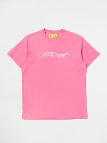 오프 화이트 아동: 티셔츠 여아 Off-white