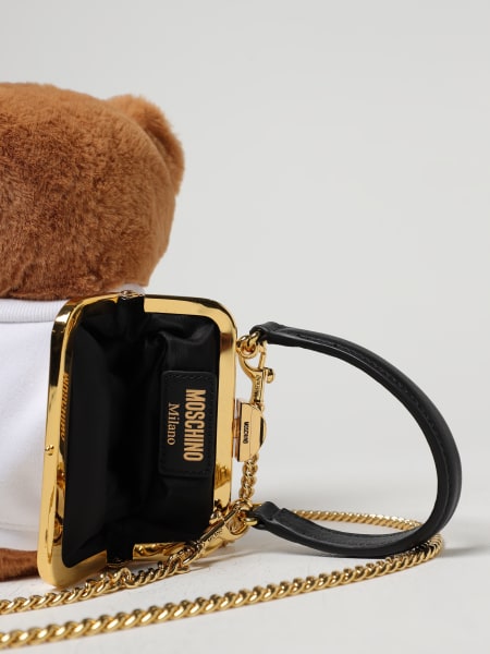 Moschino Teddy Bear Coin Purse in Brown