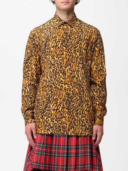Camicia Moschino Couture in viscosa con stampa animalier