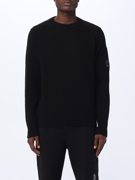 C.P. COMPANY sweater for man Black C.P. Company sweater