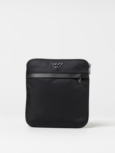 Emporio Armani flat shoulder bag in recycled nylon