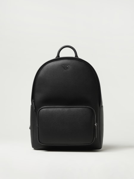 Emporio Armani backpack in saffiano synthetic leather