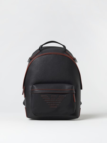 Emporio Armani backpack in saffiano synthetic leather