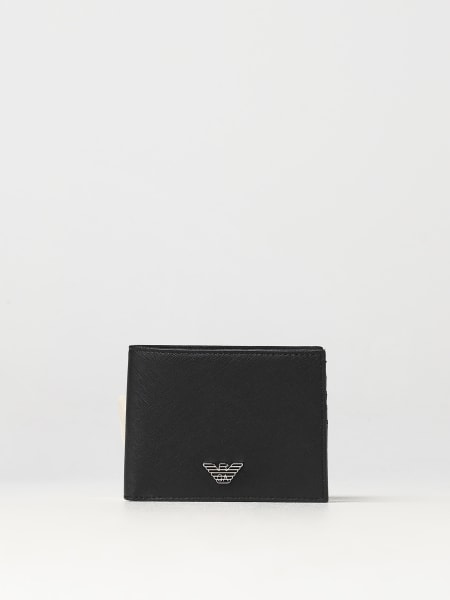 Emporio Armani wallet in saffiano synthetic leather