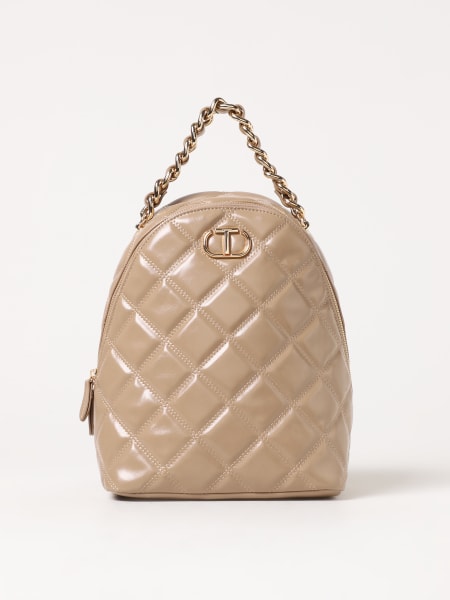 CHANEL GABRIELLE BACKPACK IN AGED CALFSKIN QUILTED LEATHER BEIGE