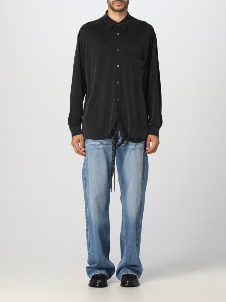 Camicia Magliano in cupro stretch con coulisse