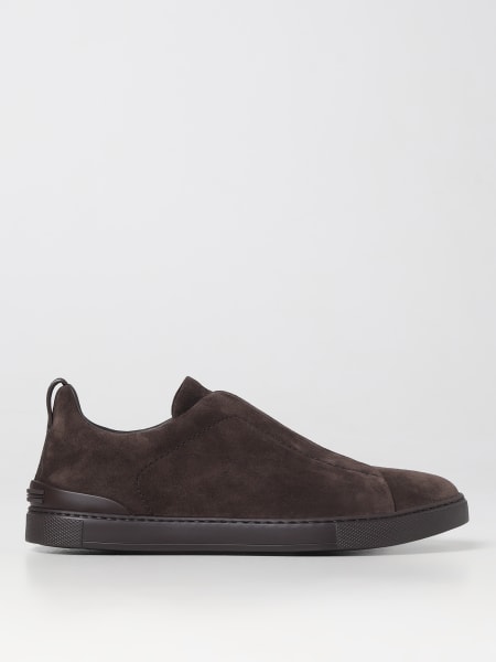 Sneakers low top Triple Stitch™ Zegna in suede