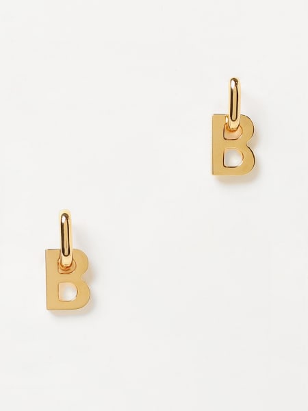 Balenciaga B Chain XS earrings in brass