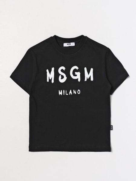 Msgm boys cotton t-shirt