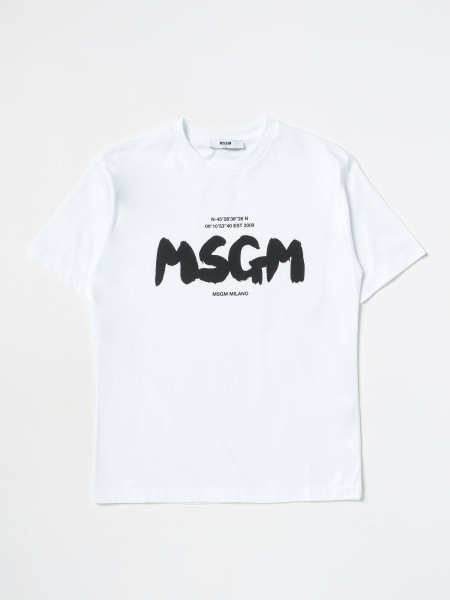 엠에스지엠 아동: 티셔츠 남아 Msgm Kids