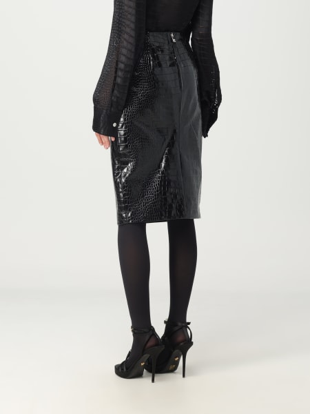 サイズ38 ヴェルサーチ（Versace）ベルト黒スカート
