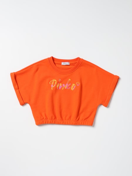 T-shirt cropped Pinko con logo