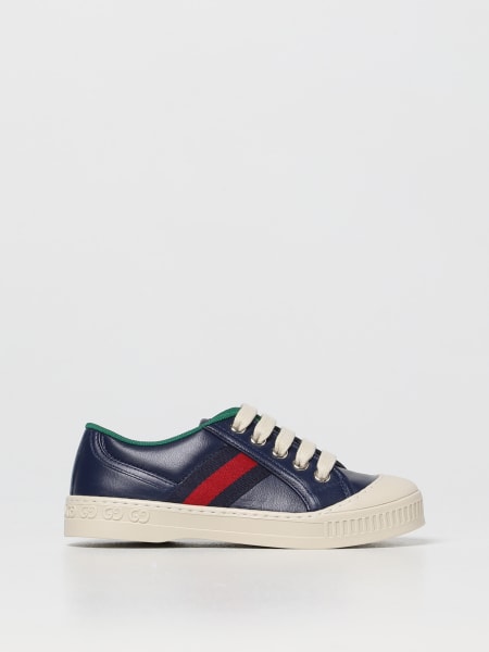 Gucci smooth leather trainers