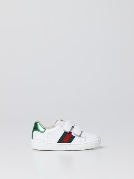 Gucci smooth leather trainers