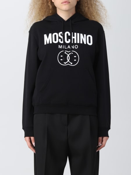 Moschino Couture sweatshirt with Smile logo print
