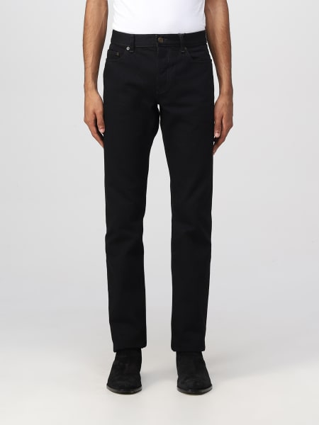 Jeans slim fit uomo: Jeans slim fit Saint Laurent in cotone organico