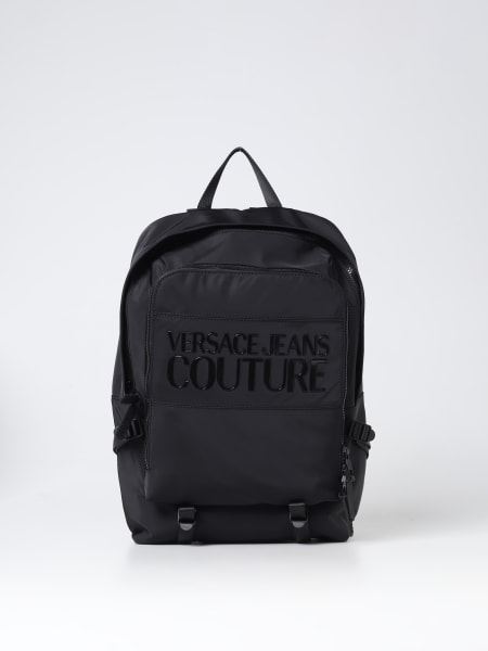 Zaino Versace Jeans Couture in nylon con logo in rilievo