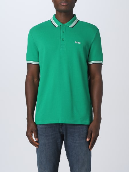 BOSS: polo shirt for man - Green | polo 50468983 online on GIGLIO.COM