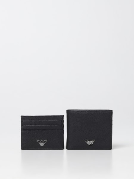 Emporio Armani 2-piece set in regenerated saffiano leather