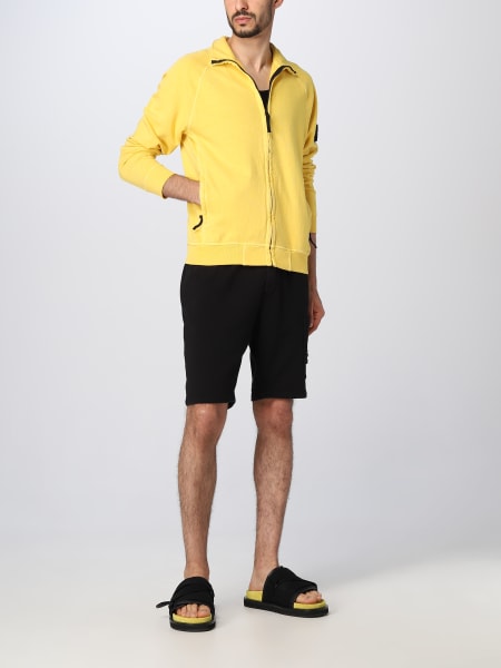 STONE ISLAND: sweatshirt for men - Yellow | Stone Island sweatshirt ...