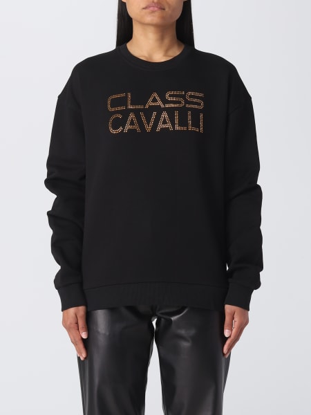 Roberto Cavalli: Sweatshirt Damen Class Roberto Cavalli