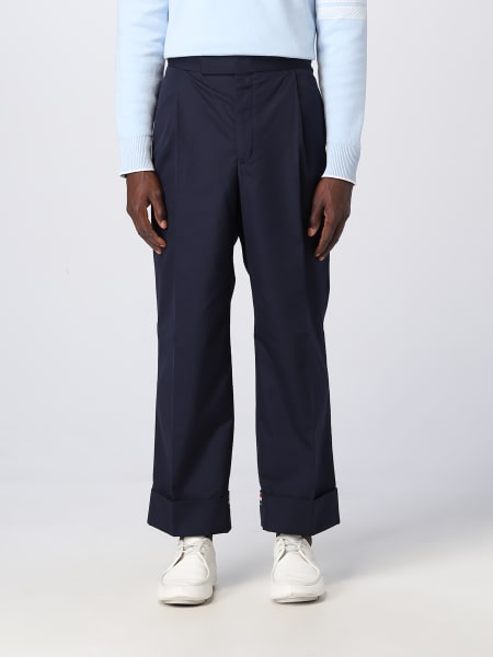 THOM BROWNE: pants for man - Blue | Thom Browne pants MTC162E04502