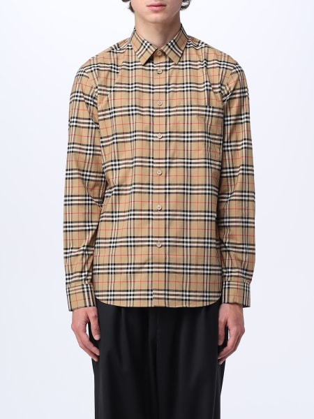 Burberry shirt in stretch cotton