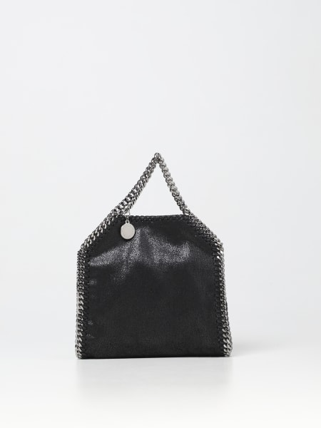 Stella Mccartney: Stella McCartney Falabella bag in cracklè synthetic leather