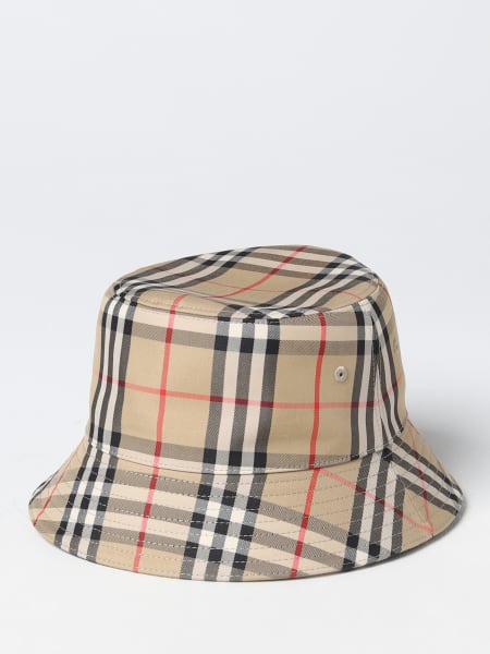 Cappello Vintage Check Burberry in cotone jacquard