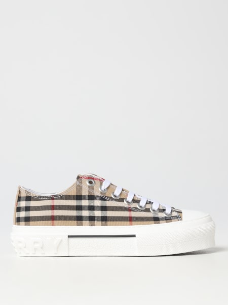Sneakers Burberry in cotone check