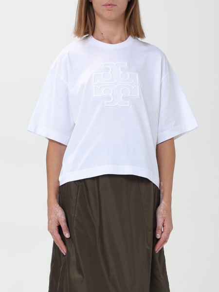 TORY BURCH：Tシャツ レディース - ホワイト | GIGLIO.COMオンラインの