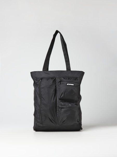 K-WAY: bags for man - Black | K-Way bags K7116PW online on GIGLIO.COM