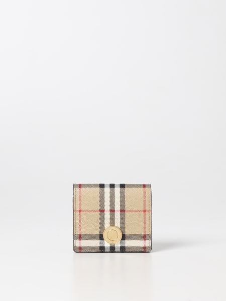Burberry Vintage Check wallet in coated cotton