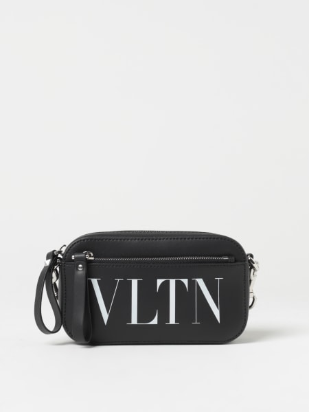 Men's Valentino Garavani: Valentino Garavani leather bag with logo