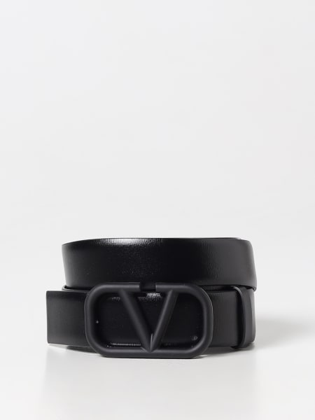 Men's Valentino Garavani: Valentino Garavani VLogo Signature belt in leather